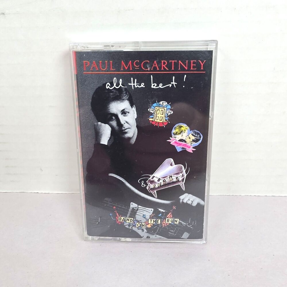 Vintage Paul McCartney All The Best Cassette Tape 1987 Capitol Records